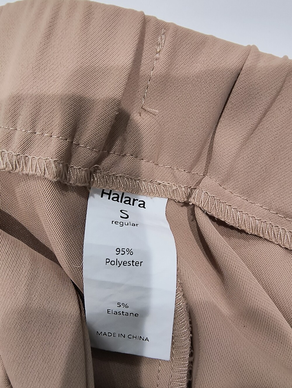 HALARA Beige/Taupe Flare Wrap Pants - Picture 10 of 10